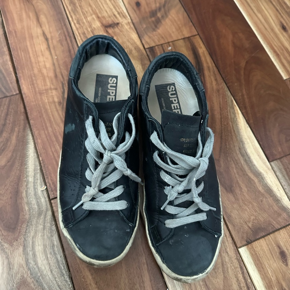 Golden Goose Superstar Black Sneakers